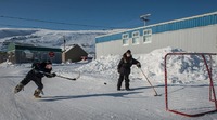 Ice hockey players Kangiqsualujjuaq Canada