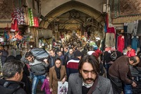 Afternoon in the  Bazaar in Tehran, Iran