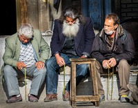 Men in Isfahan, Iran