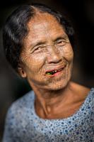 Betel-nut-chewing Chin woman, Myanmar