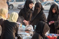 Shopping around Souq Waqif in Doha, Qatar