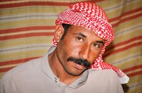 Bedouin in his tent