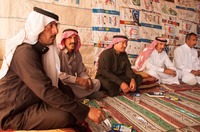 Meeting with Bedouins in Wadi Araba