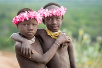 Karo tribe:  See more in the book: http://www.blurb.com/b/4633120-people-of-the-omo-valley-under-climate-and-other-p