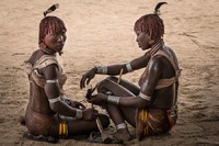 Hamer tribe:   See more in the book: http://www.blurb.com/b/4633120-people-of-the-omo-valley-under-climate-and-other-p