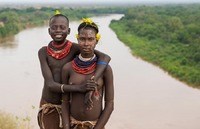 Karo tribe:  See more in the book: http://www.blurb.com/b/4633120-people-of-the-omo-valley-under-climate-and-other-p