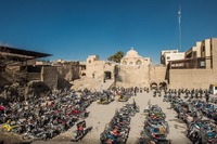 Parking lot in Isfahan, Iran