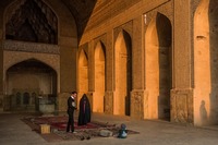 Late Afternoon in the Friday Mosque in Isfahan, Iran