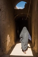 A Lane in an Old Clay Village, Iran