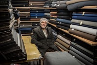 Cloth Seller in Kernan, Iran