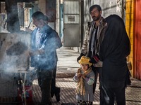 Kebab Making and Customers in Nayriz, Iran