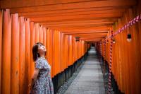 The Fushimi-Inari Taisha Shrine in Fushimi-ku, Japan