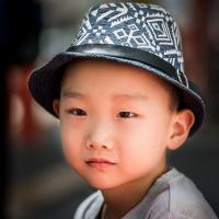 A young boy in Kyoto, Japan