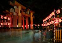 The Gion Matsuri in Fushimi-Inari-Taisha Shrine in Fushimi-ku, Japan