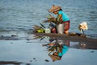 Khamti Shan Women by the Chindwin River, Myanmar