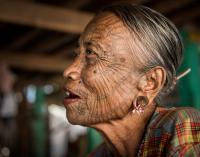 Chine woman, Rakhine State, Myanmar
