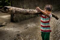 Boy Fetching Wood, Myanmar