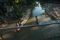 Walking Home in Mrauk-U, Myanmar