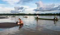 Sunset on the River, Myanmar