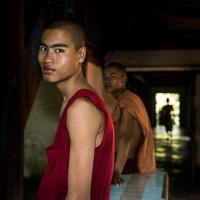 Monks in Monastery, Myanmar